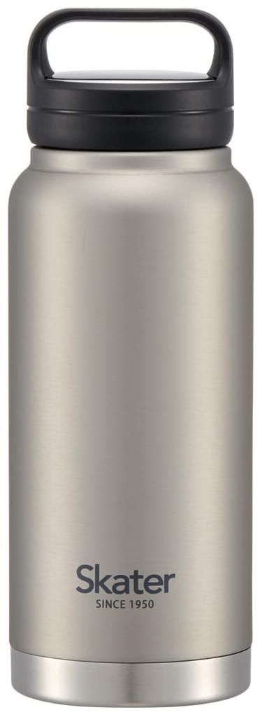 Skater Stainless Steel Mug Bottle 800ml with Screw Handle Silver Thermal/Cold STSC8-A