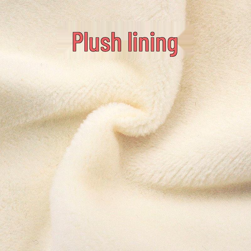 Children's Cotton Velvet Snood: Winter Warm Pullover Scarf for Boys & Girls