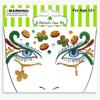 Glitter Face Art Stickers, Self-Adhesive Face Decor Decals for Halloween, Carnival, Festival and Party Makeup