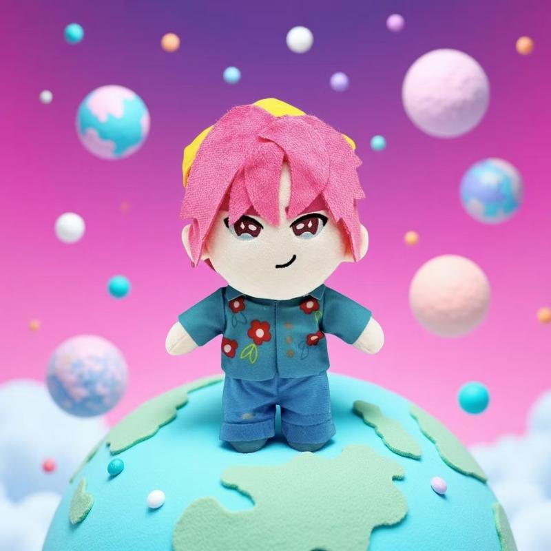 Kpop Demon Hunters Plus K-POP Witch Hunting Group Tiger Plush Toy Dolls Home Decoration Ornaments KTY