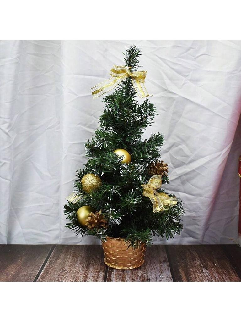Christmas Tree Decorations Children DIY Handicraft Home Bedroom Party 20/30/40cm Artificial Christmas Tree 2025 New Year Gift
