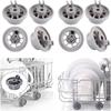 Dishwasher Lower Rack Wheels For Bosch Kenmore AP2802428 PS3439123 423232 165314