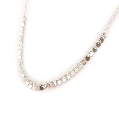 [C9374] - Silver 'Amoureuse' Necklace