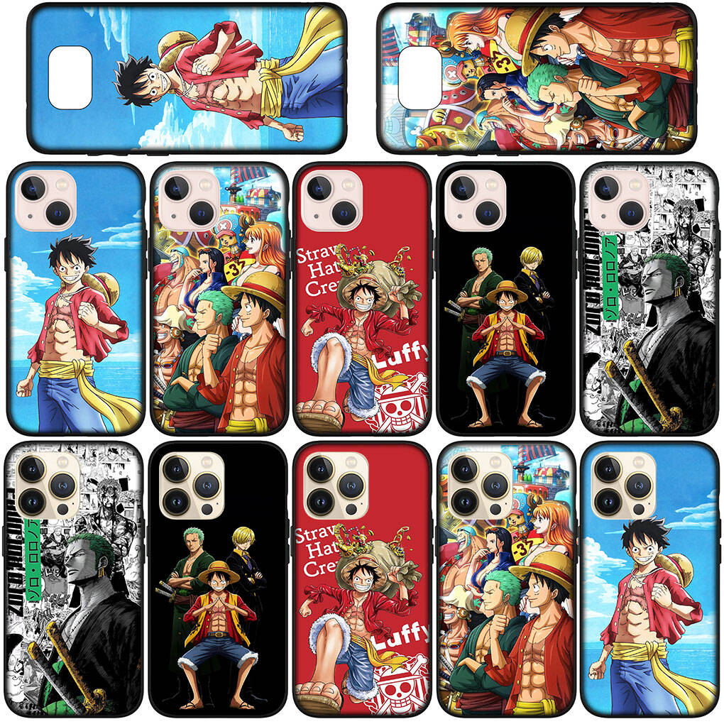 Case for Samsung Galaxy S25 S23 S24 Ultra FE Plus A05 A06 A15 A16 A36 A37 A35 A54 A55 A56 A57 A25 A26 A53 A17 Zoro Poster One Luffy Pieces Sanji Cover