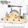 MOOXI Space Wars Movie Throne Military Conference Room Scenario Model Building Block DIY Diorama Bricks For Kids Montessori Toys