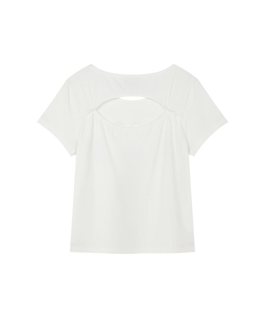 LMR Hot Fix Cutout Short Sleeve T-Shirt White