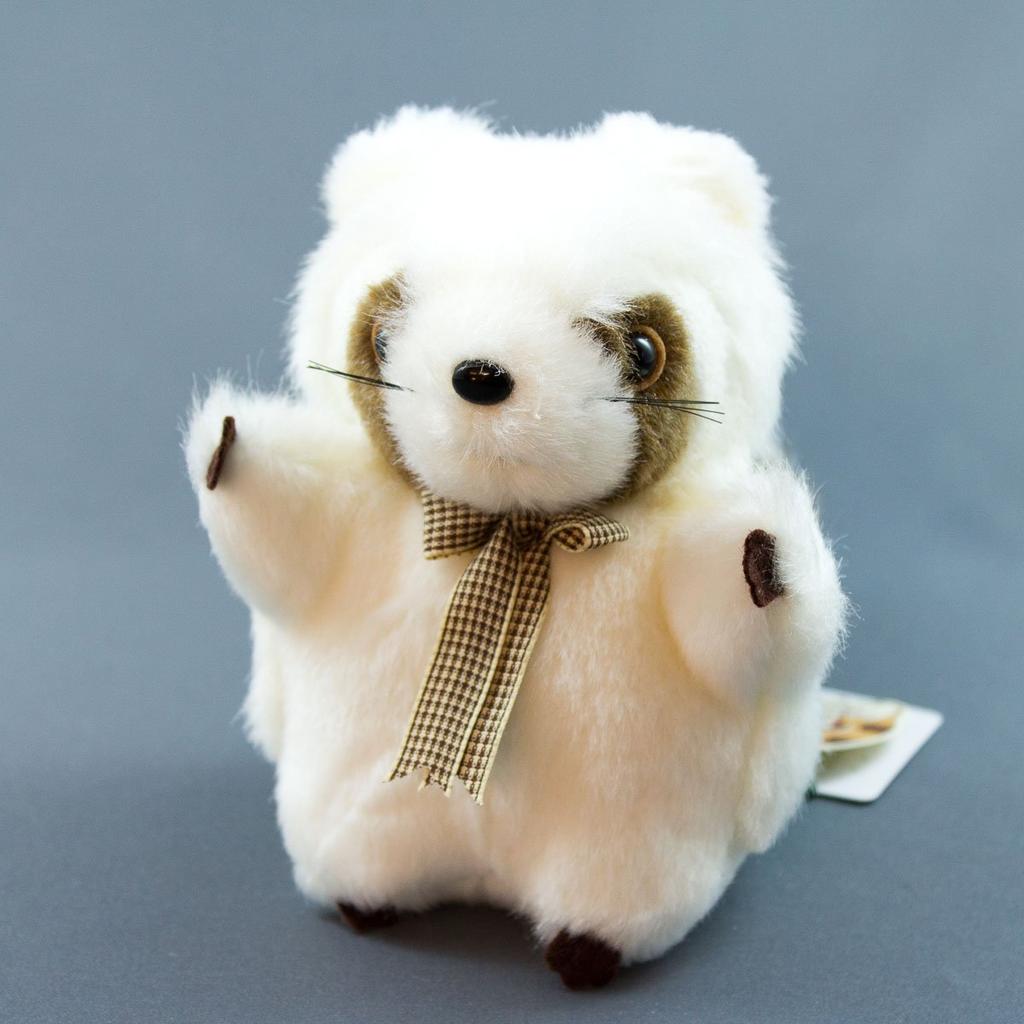 Bamboo Shoots Red Panda Mini White Stuffed Toy 10103