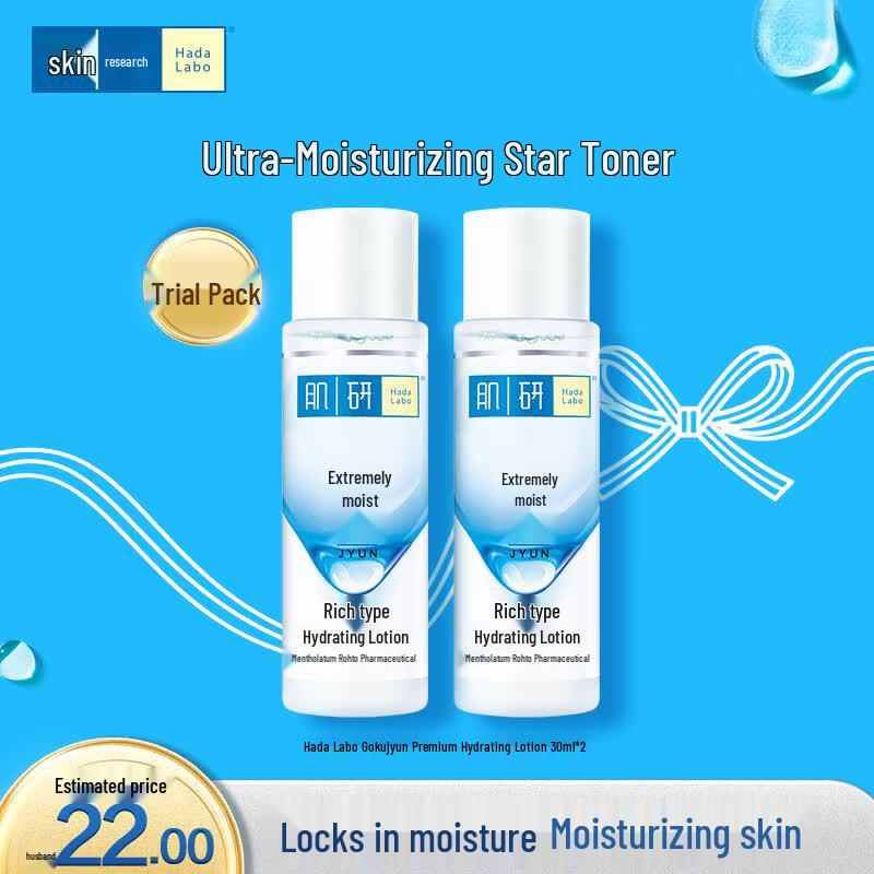 Hada Labo Gokujyun Hydrating Lotion (Rich) Travel Set