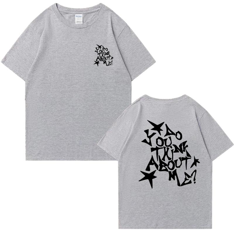 Hot Sale NSQK AOOU THNK ABOUT ME 2025 New Album T Shirt Men Women Fashion Short Sleeve T-shirts Unisex Casual 100% Cotton Tops