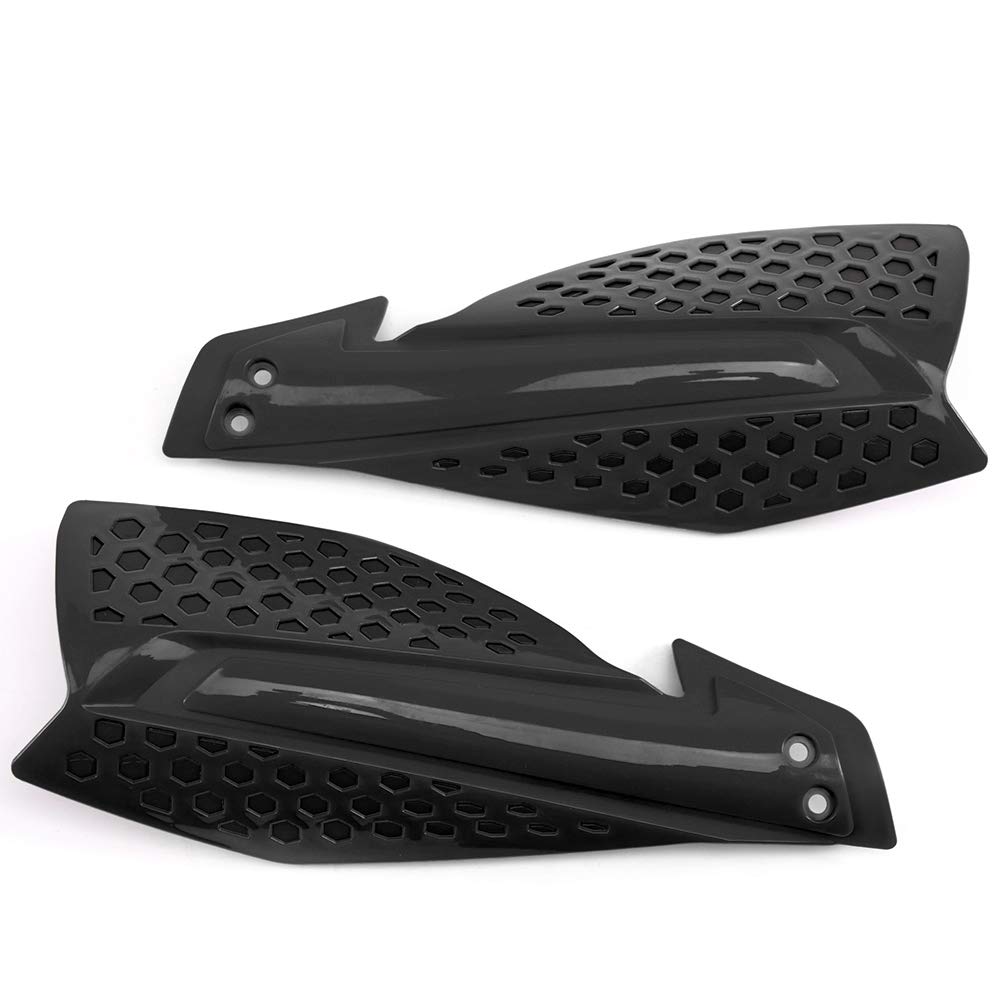 Evomosa Motorcycle inch Motocross Black Handguards, Universal, 7/8 (22mm), Handguards,