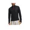 T-shirt a maniche lunghe Launch Trail Morbida Confortevole Semplice Versatile Uomo Top Nero 1383244-002