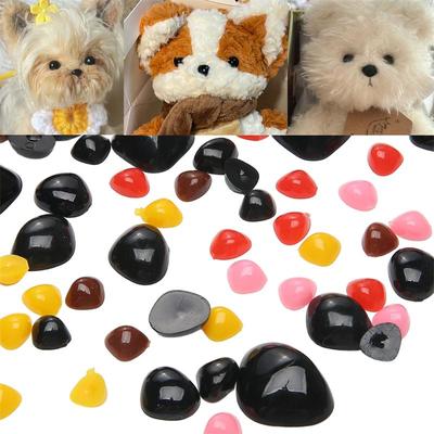50–300 Stück/Beutel, Acryl, Dreieck, Tiernase, DIY, Plüschtier, Handnähzubehör