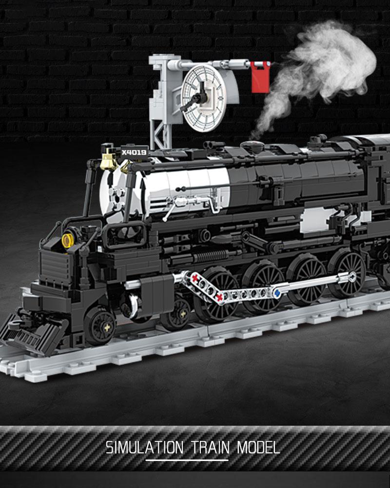 1186Pcs MOC City Technology Train Steam Transportation Vehicle Model Toys Building Blocks Bricks Birthday Gifts Kid Children DIY