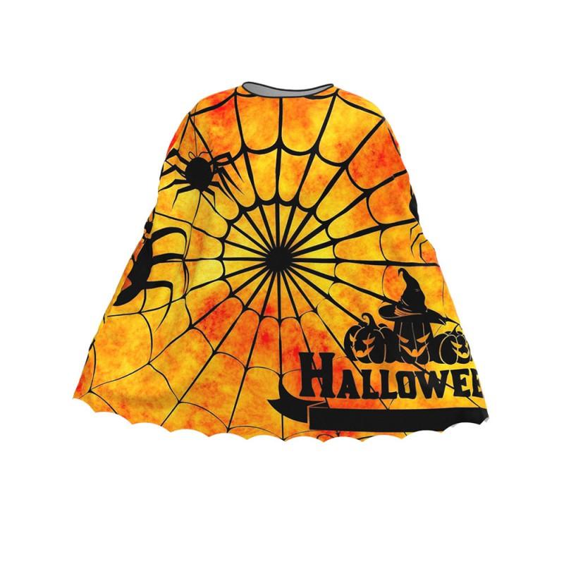 Halloween Costume Vampire Role Play Spider Cape Stage Performance Party