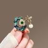 Ruyi Pipa Brooch, High-end Female Classical Style, National Trend Pearl Brooch, Cheongsam Corsage