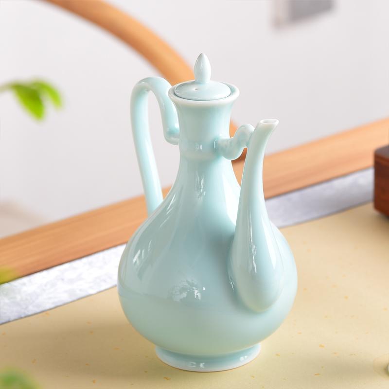 

Керамика Celadon Home Outline In Gold Bottle Country Style Creative Фарфоровая фляга Drinkware Retro Court Style Hip Flasks