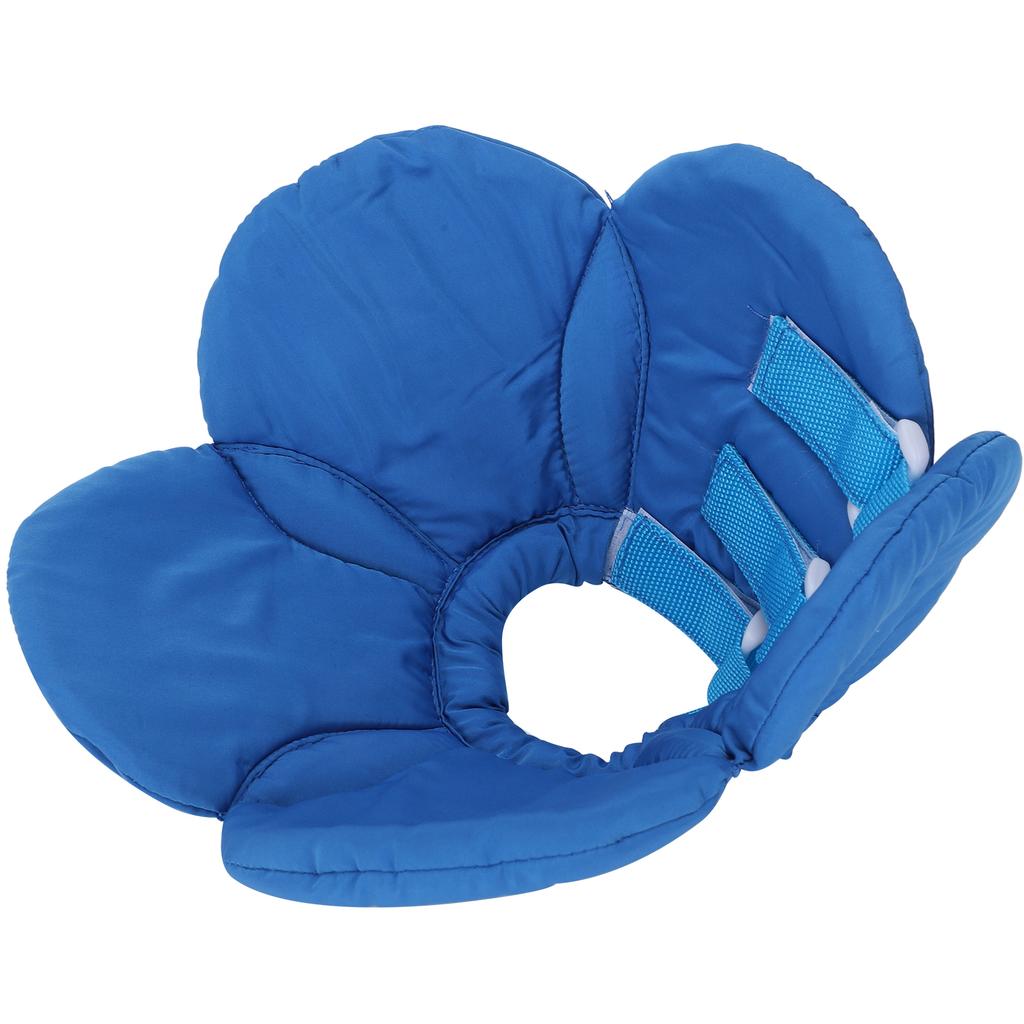 Ochranný límec pro psy ve tvaru květu, nastavitelný, měkký límec na krk pro zotavení ran, modrý S