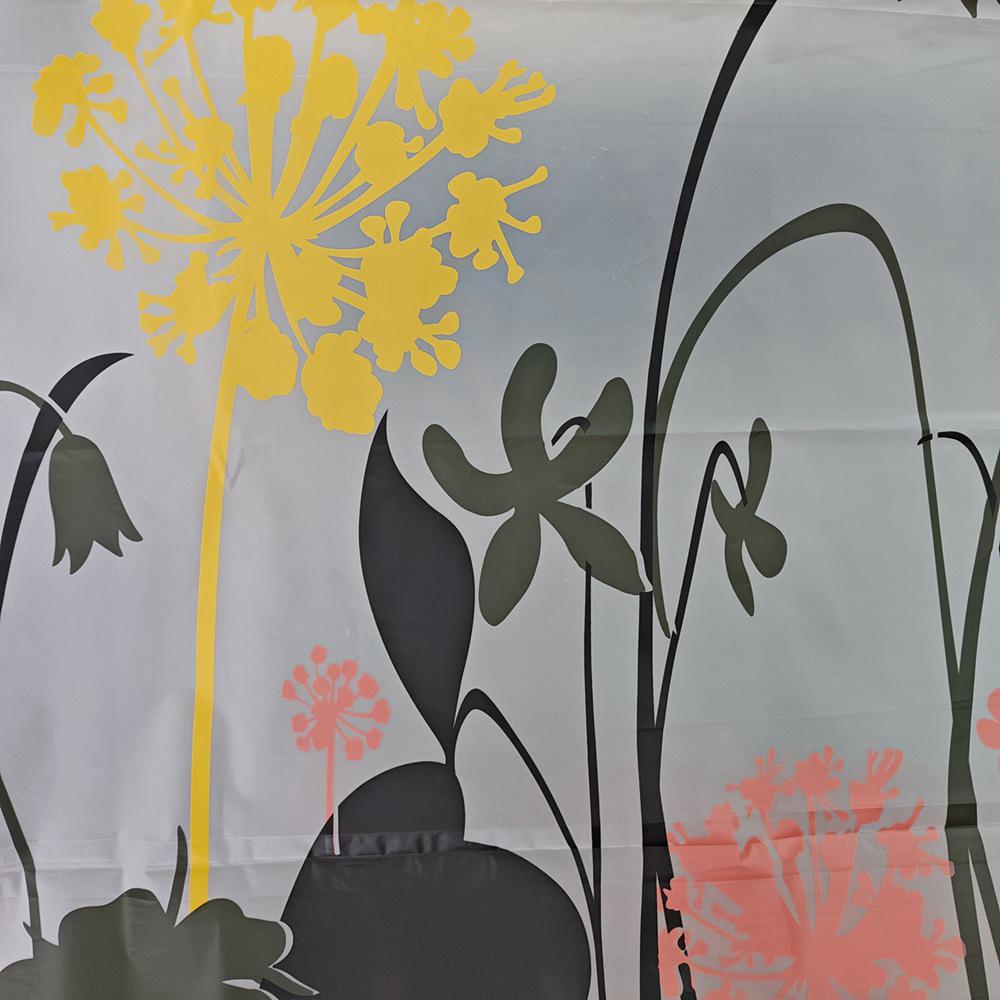 Cross-Peva Shower Curtain: No-Punch, Moisture-Proof, Waterproof, Quick-Dry, Thickened Partition for Dormitory or Bathroom