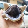 Interesting Cartoon Cat Coin Purse Multi-function Funny Coin Bag Portable Storage Bag
