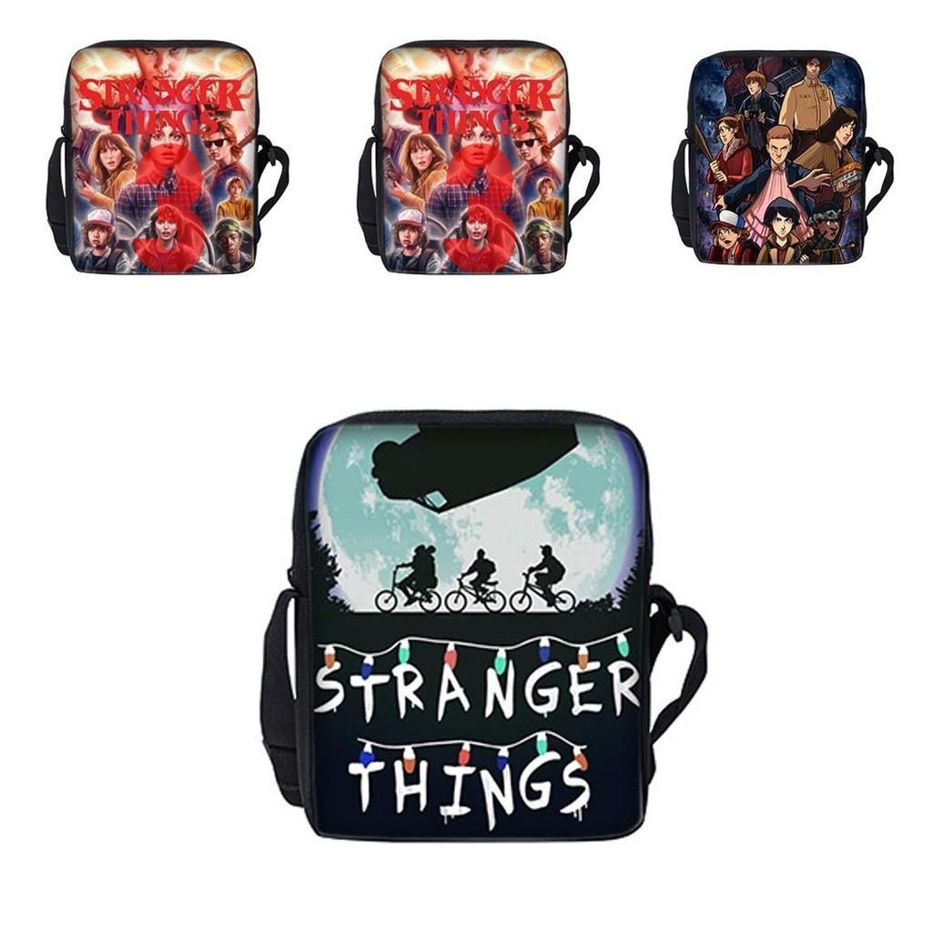 Στυλάτη Τσάντα Φαγητού Stranger Things Τσάντα Χιαστί Για Επιστροφή Στο Σχολείο