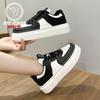 Little white shoes women's spring and summer platform versatile soft baseplate shoes student sports new casual leather shoes high school students