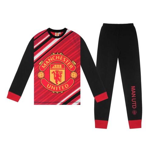 Manchester United FC Boys Bruno Fernandes 8 Long Pyjama Set