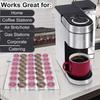 35 Hole Acrylic Coffee Capsule Holder Transparent Display Stand For Coffee Coffee Holder Display Rack Coffee Capsule Stand
