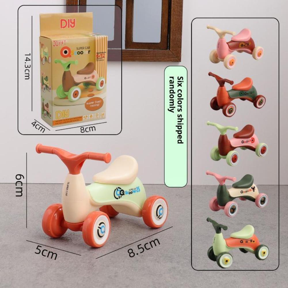 New Simulation Mini Plastic Scooter Random Dolls House Balance Car Doll House Decoration Miniature
