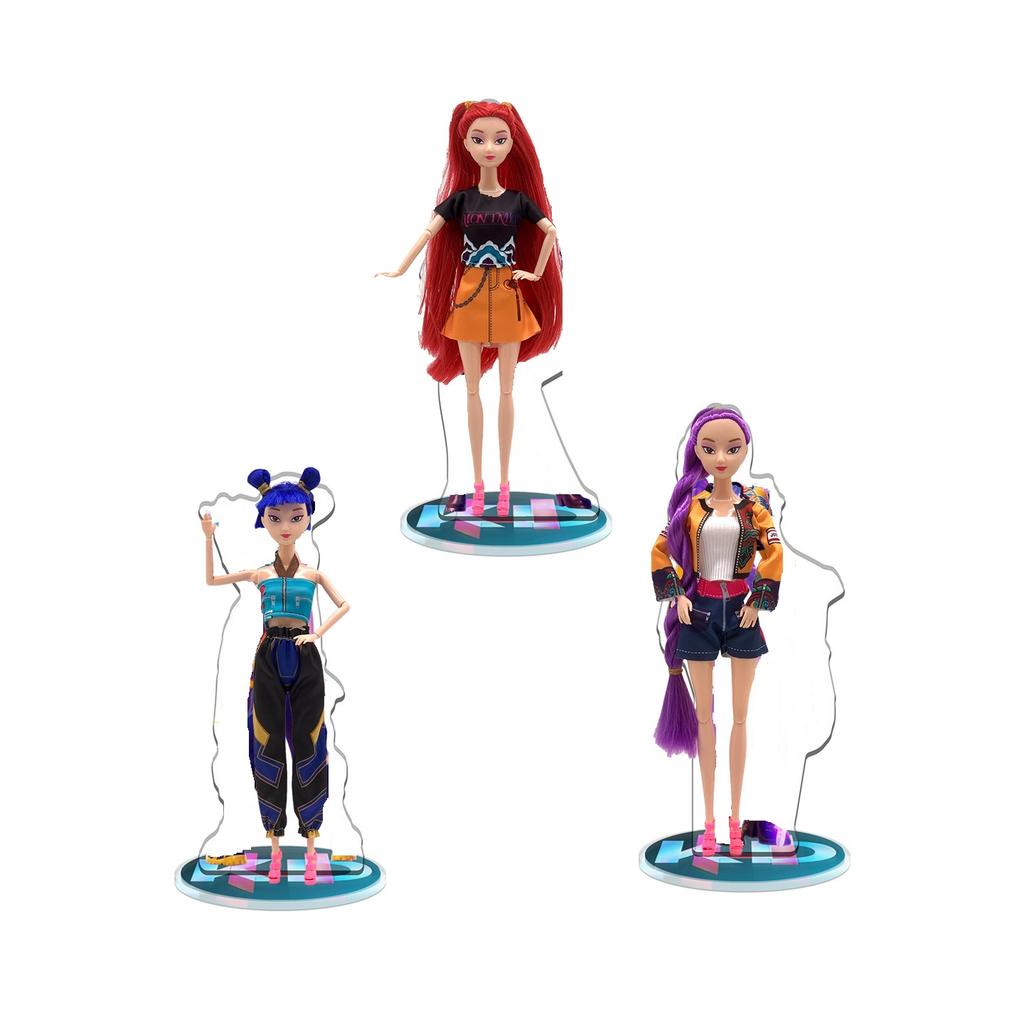 15cm Trendy Play 3 Fashionable K-POP Devil Hunter Vinyl Doll Doll Girl Toy Christmas Gift Birthday Gift Doll Hobby Collector