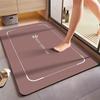 Fast Drying Diatomite Bath Mat Bathroom Foot Mat Bathroom Toilet Absorbent Quick Dry Non Slip Easy Clean Home Decor