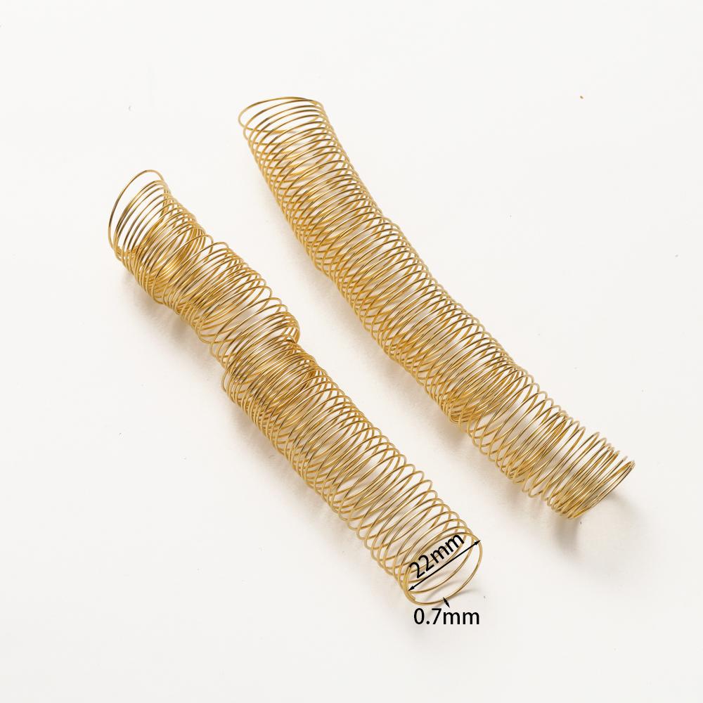 14K 18K Gold Plated Cutting Steel Wire Flexible Wire Memory Steel Wire Ring DIY Hand Made Jewelry Connecting Accessories