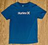 Hurley Logo T-Shirt M – Türkis / Aquablau – Premium Fit Skate Style Unisex T-Shirt