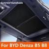 For BYD Denza B5 B8 Leopard 5 Leopard 8 Electrostatic Adsorption Sunroof Sunshade Roof Heat Insulation Sun Protection