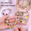 DIY Beaded Bracelet Set with Storage Box for Girls Gift Acrylic European Large Hole Beads Handmade Diy Jewelry Making Kit Toys