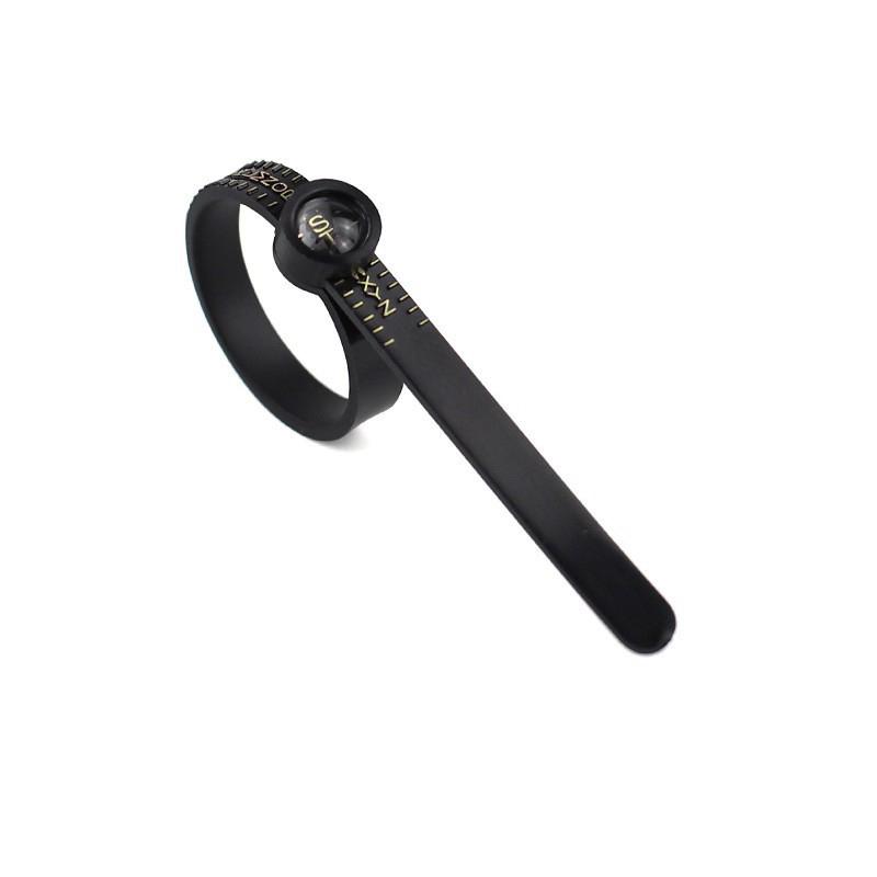 Ring Sizer Measure With Magnifier Finger Gauge Genuine Tester Finger Coil Ring Sizing Tool Uk/Us/Eu Size Measure Ring Sizer