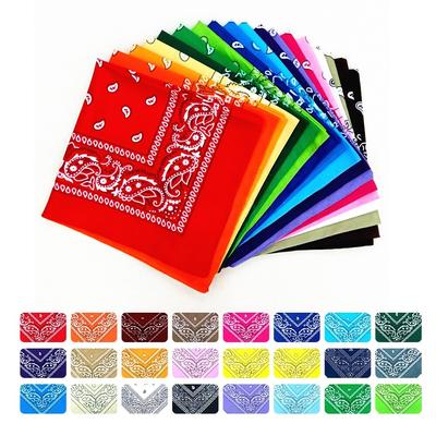 Unisex Printing Turban Large Pack Paisley Bandanas For Women Men Outdoor Sports Headwear Ship