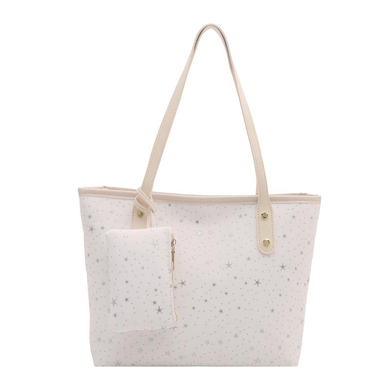Spring new largecapacity tote bag, commuting to work, shoulder underarm bag, trendy tote bag