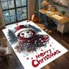 3D Horror Movie Characters Skull Carpet Rug Art for Room Decor Sofa Christmas Halloween Gifts Game Area Rug Non-slip Floor Mat