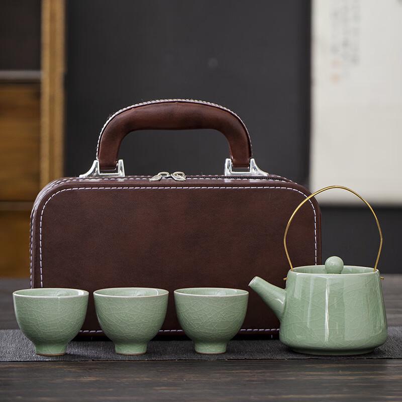 Portable Ceramic Kung Fu Tea Set