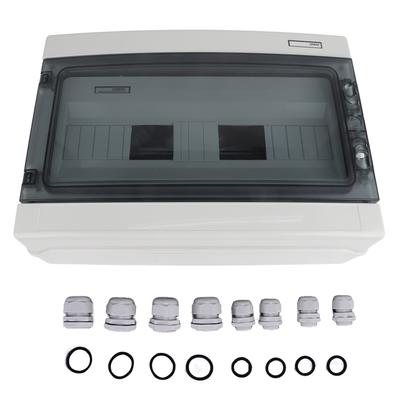 Power Distribution Box Outdoor Waterproof DIN Rail IP65 for Circuit Breaker MCB Power SGHA 18WAY