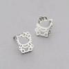 Beixi S925 Sterling Silver 3D KK Cat Stud Earrings - Artistic Versatile Jewelry
