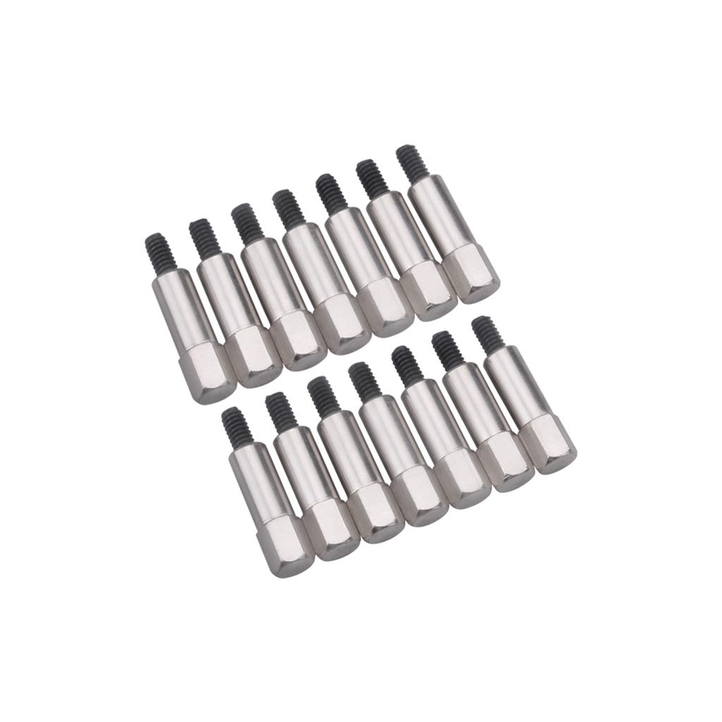 14 Pcs Chrome Valve Cover Bolt Set Small Block Fit for Chevy 283 305 327 350 383 396 427 454 502