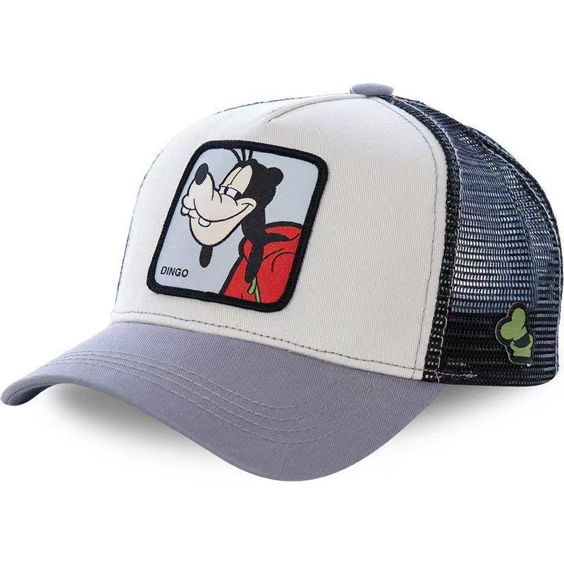 Mickey Mouse Embroidered Baseball Cap With Breathable Mesh For Summer Outdoor Activities