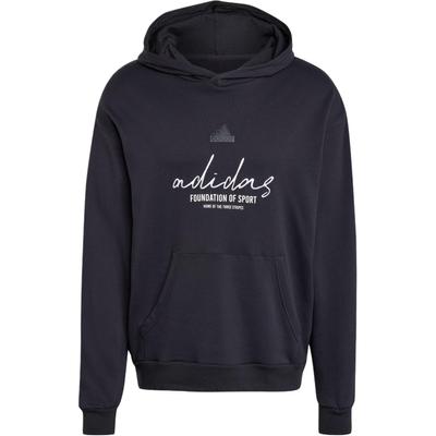 adidas Markenliebe French Terry Bequem Lässig Sportlich Vielseitiger Hoodie Herren Hoodies Schwarz IW3533