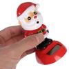 Decoración Cabeza Oscilante Bailarín Muñeco Solar Bailarín Papá Noel Juguete Oscilante Muñeco de Nieve Navideño