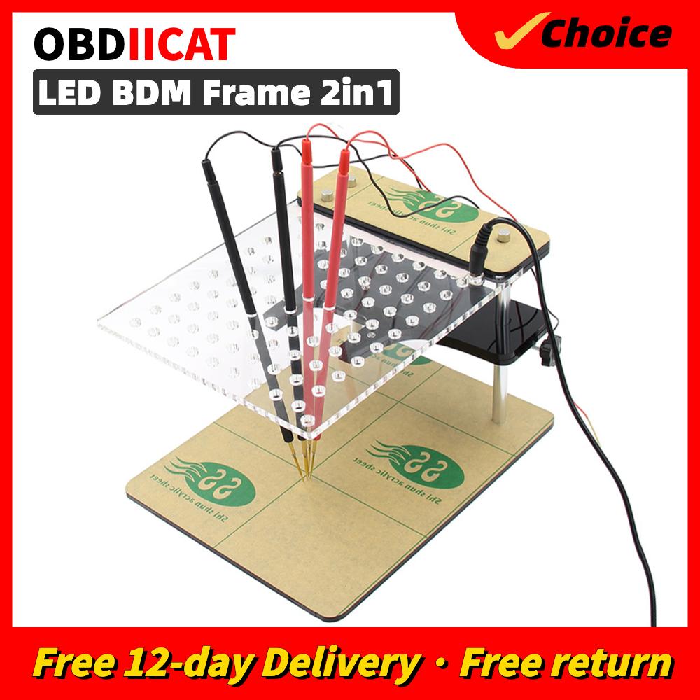 LED BDM Frame 2in1 Testing For BDM100 Fgte-ch Chip Tunning BDM Frame