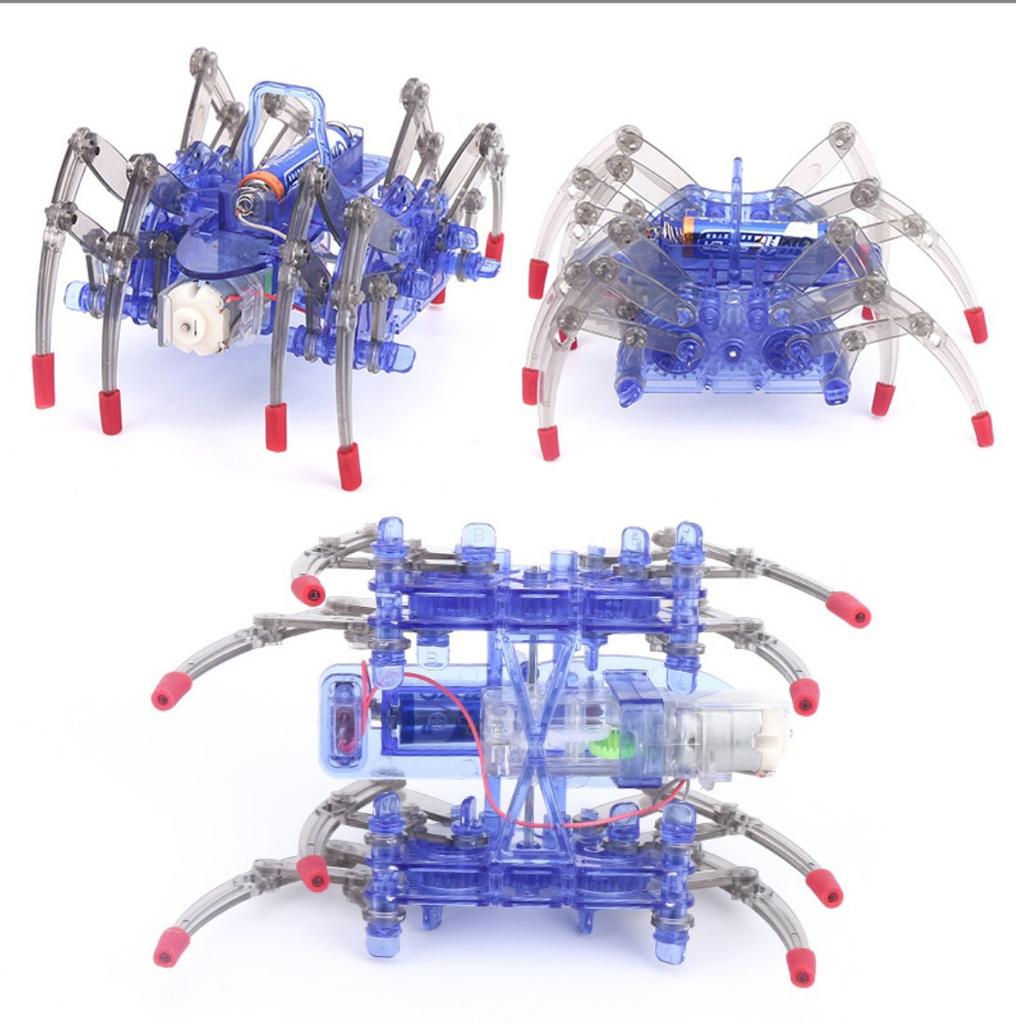 Export Handmade Animal Models, Children'S Educational Electric Spider Robots Diy Assembly Toys