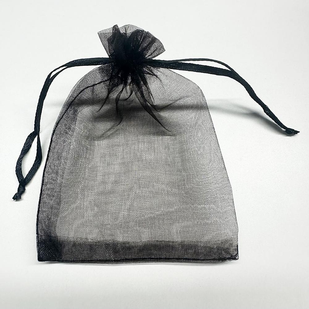 100/50/30pcs White Organza Bags Jewelry Packaging Wedding Party Gift Bags Drawstring Candy Pouches Christmas Small Bag Storage