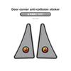 2pcs Car Door Corner Anti-Collision Protector Bumper Sticker For Abarth Freemont Strada 500x Grande Punto Ducato Stilo Palio