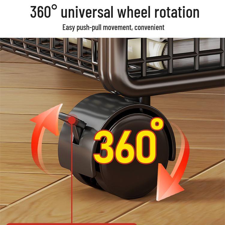 Hareketli Çocuk Kitaplığı ve Depolama Raf Dolabı